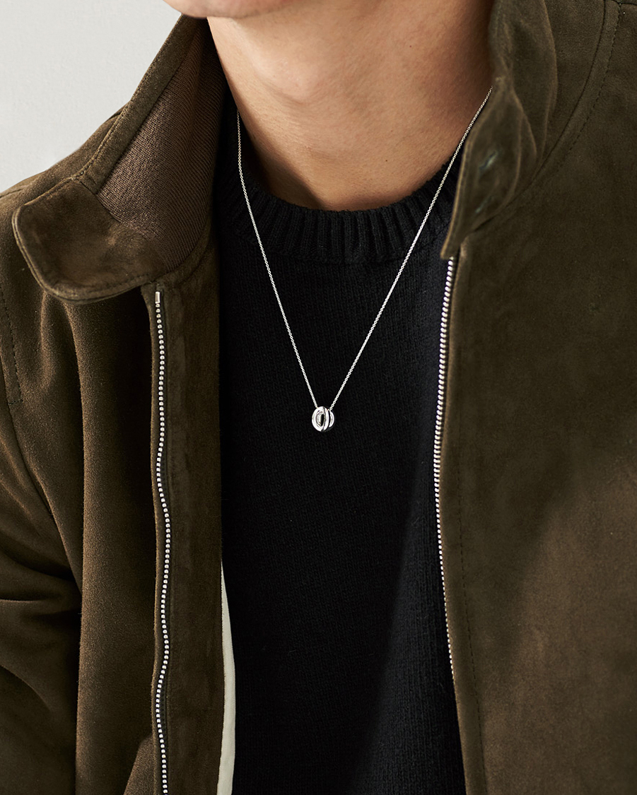 Men | LE GRAMME | LE GRAMME | Entrelacs Pendant Necklace Sterling Silver 3g