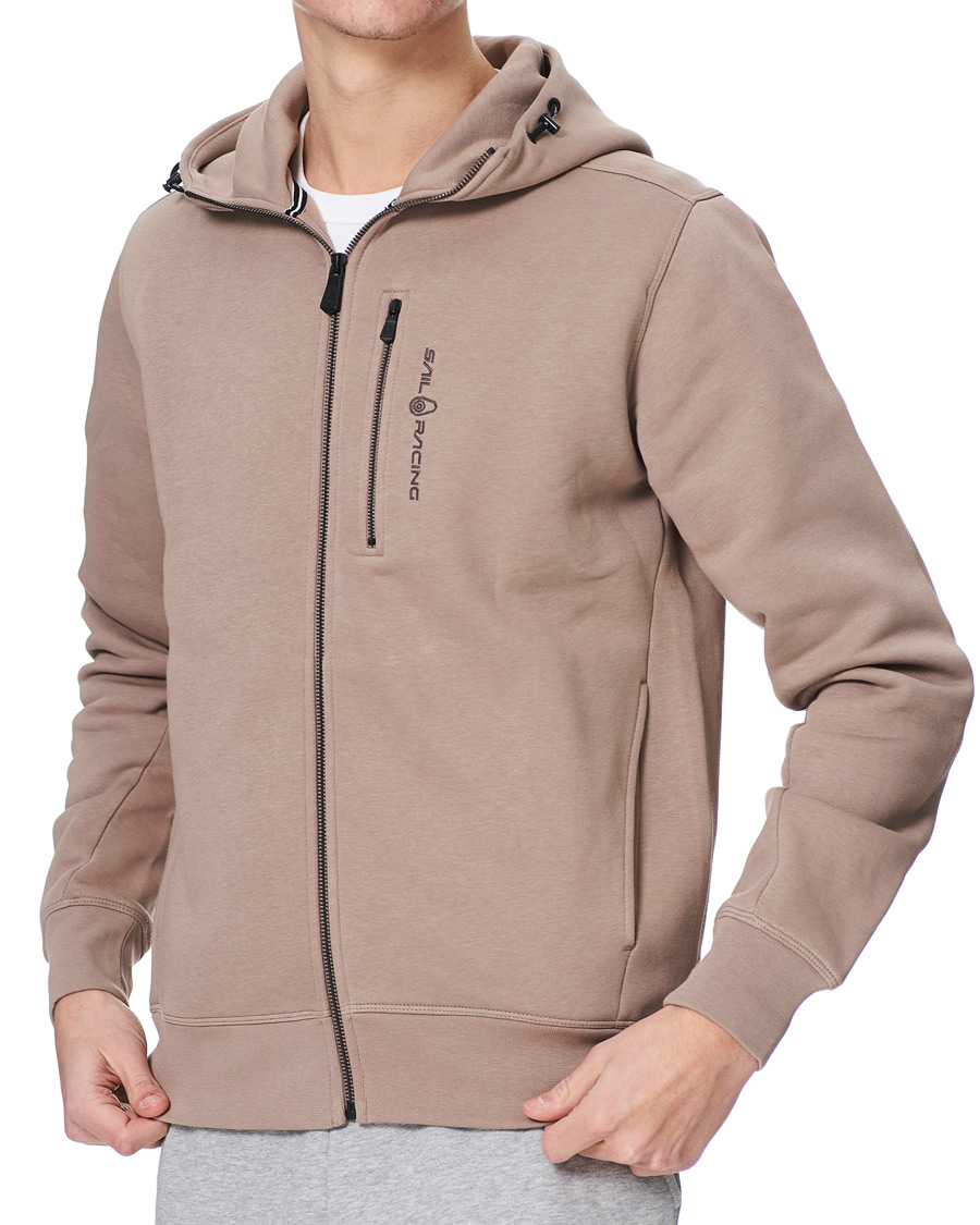 Heren | Truien | Sail Racing | Bowman Zip Hood Sand