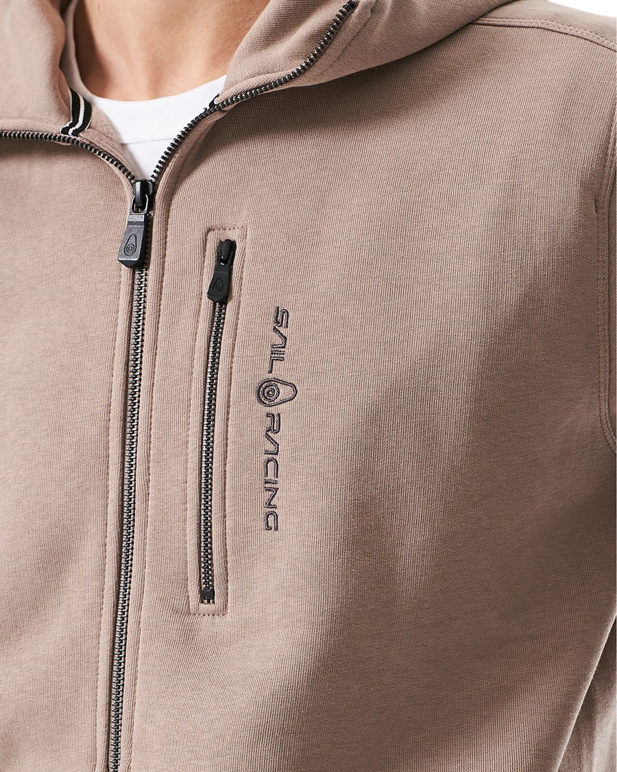 Heren | Truien | Sail Racing | Bowman Zip Hood Sand
