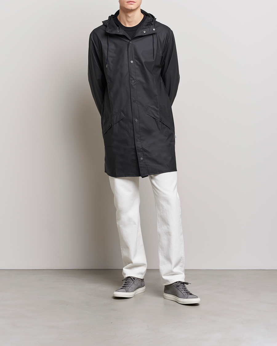 Heren | Jassen | RAINS | Long Jacket Black