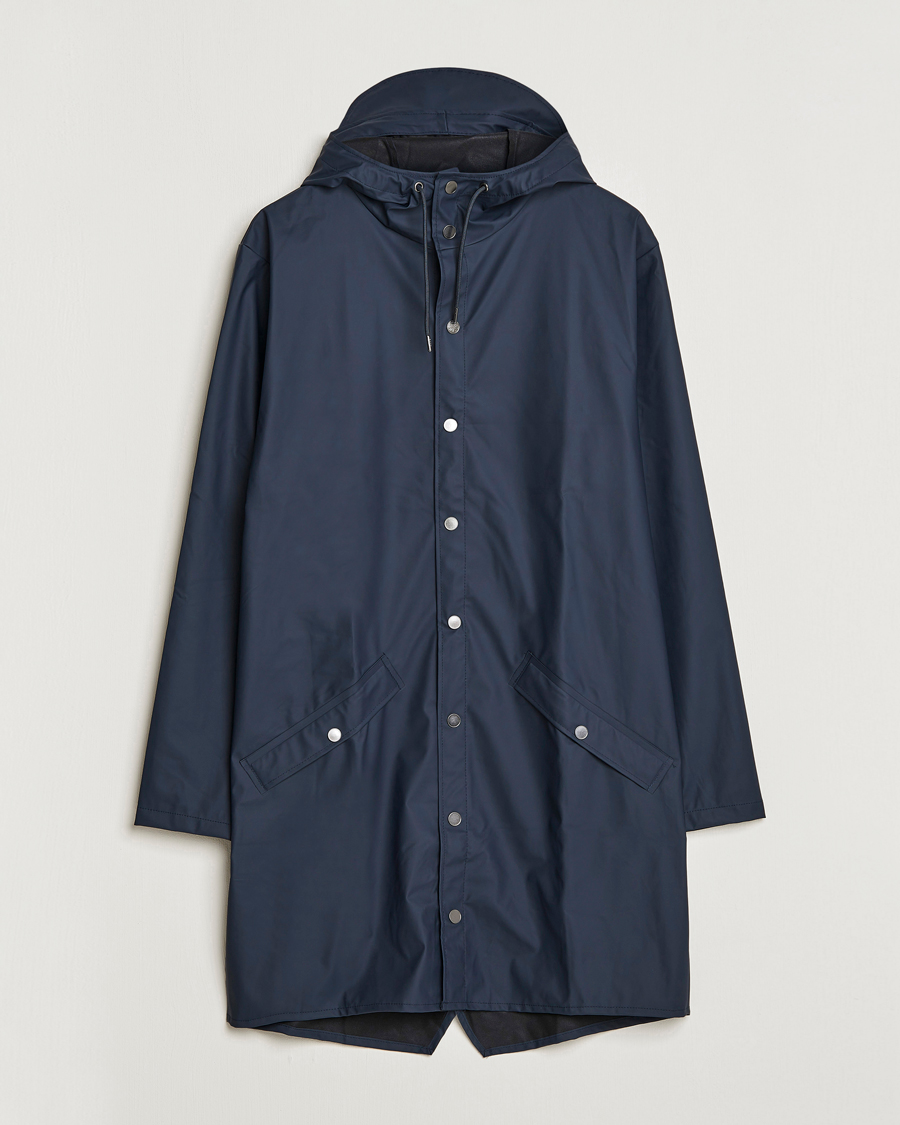 Heren | Jassen | RAINS | Long Jacket Navy