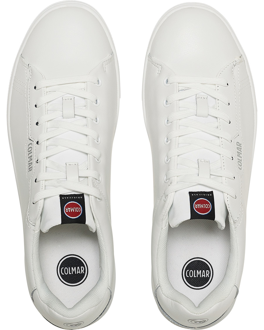 Heren | Colmar Bates Retro Tennis Sneaker White | Colmar | Bates Retro Tennis Sneaker White