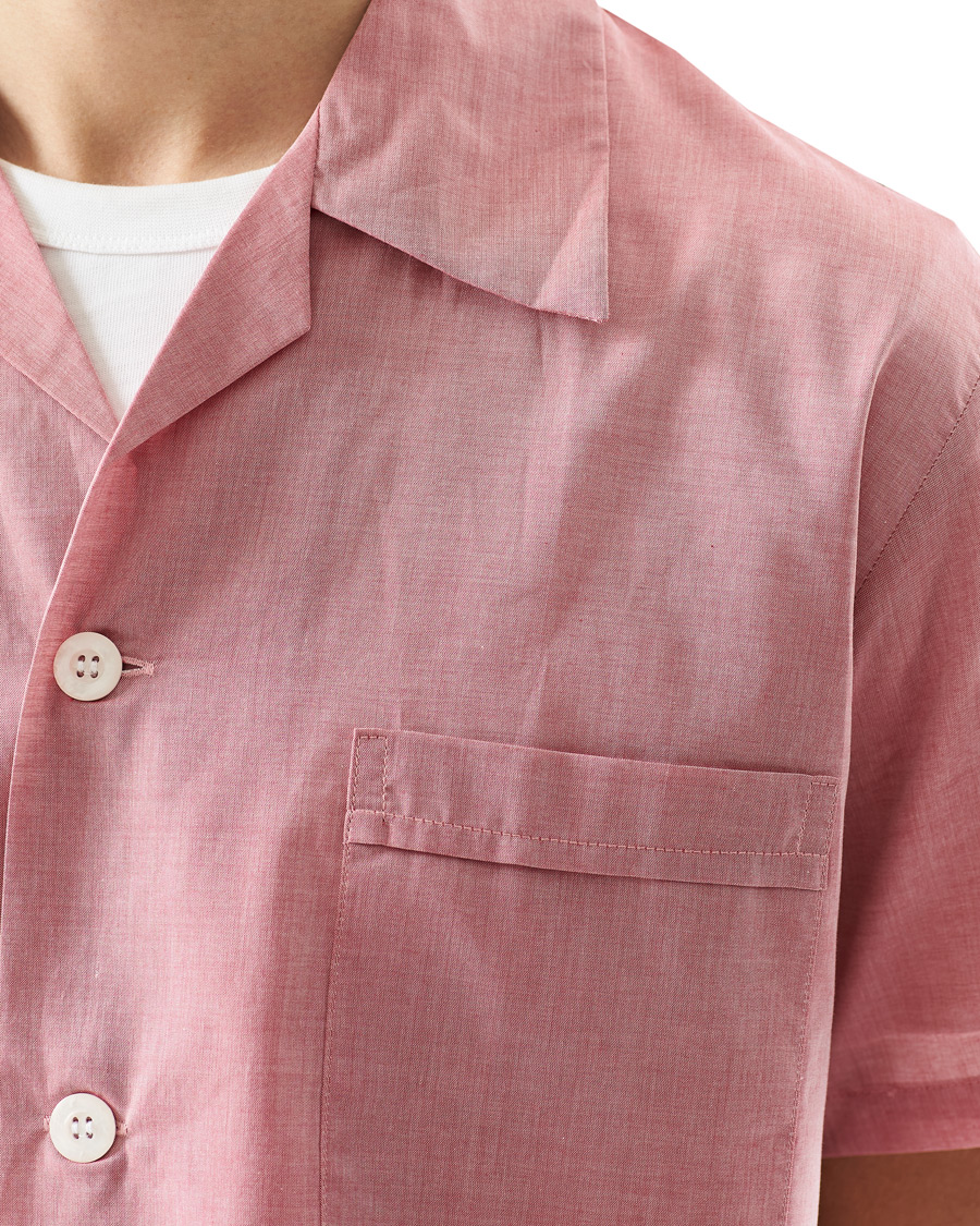 Heren | Pyjama's en gewaden | Derek Rose | Shortie Cotton Pyjama Set Red