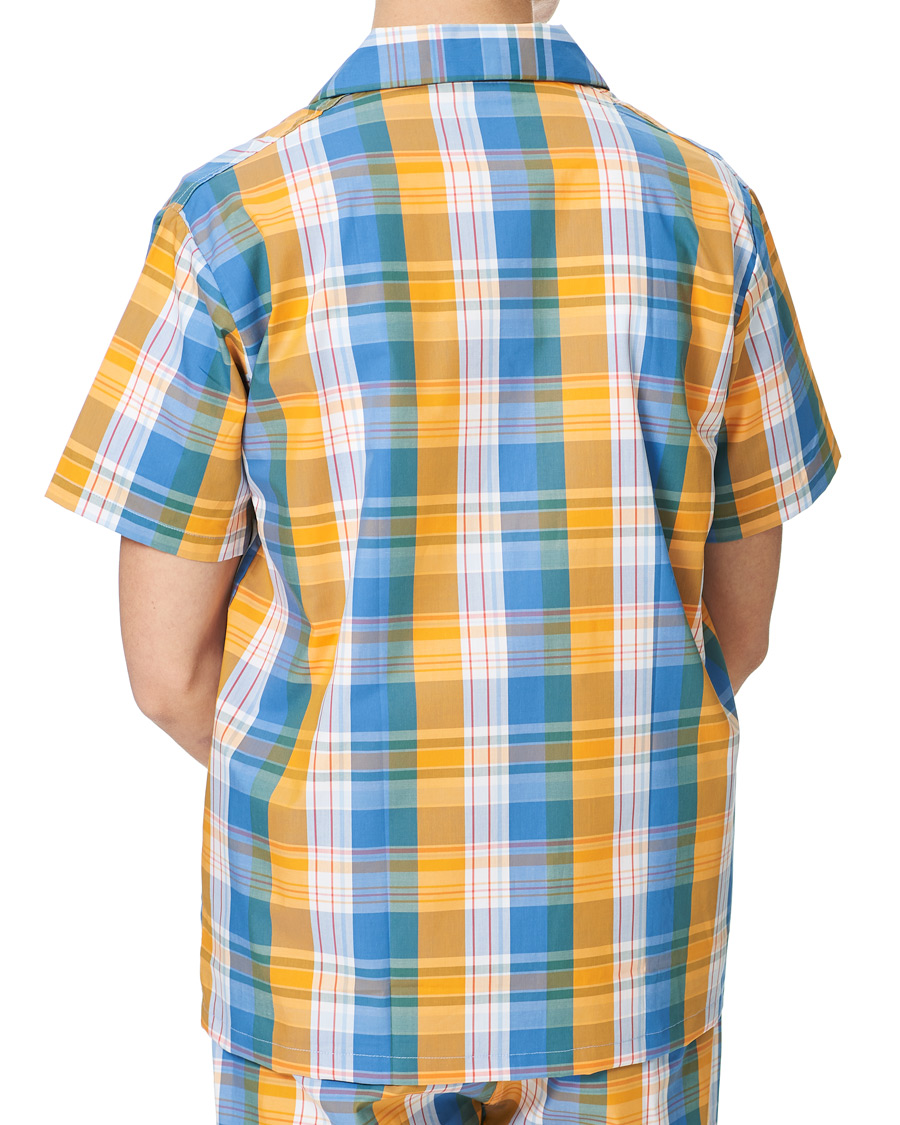 Heren | Pyjama's en gewaden | Derek Rose | Shortie Checked Cotton Pyjama Set Multi