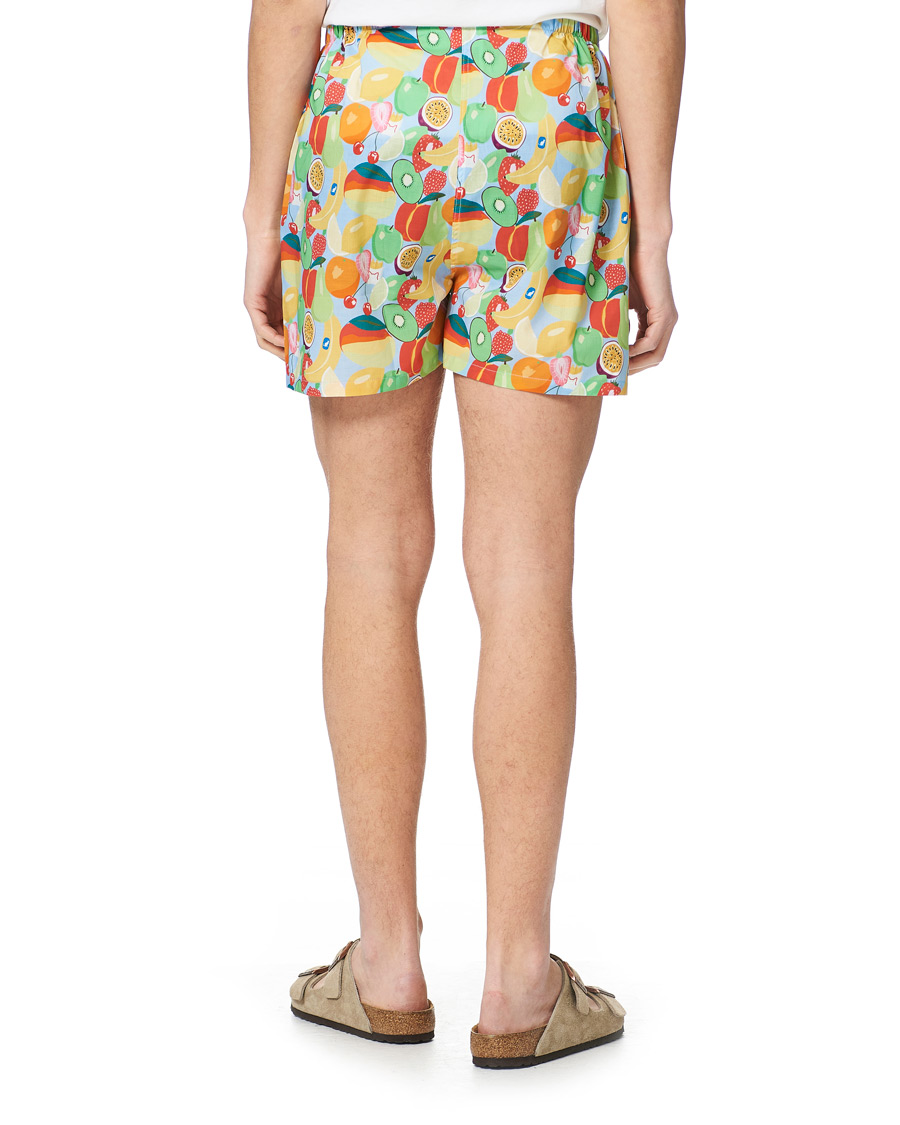 Heren | Pyjama's en gewaden | Derek Rose | Shortie Mutli Printed Cotton Pyjama Set Multi