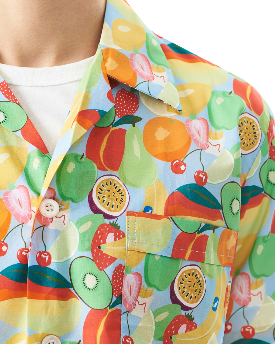 Heren | Pyjama's en gewaden | Derek Rose | Shortie Mutli Printed Cotton Pyjama Set Multi