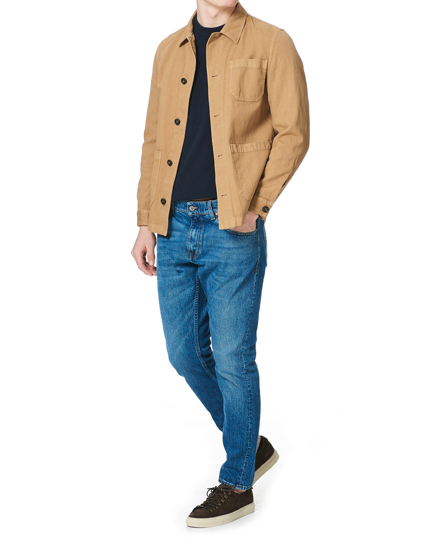 Heren | Overhemden | L.B.M. 1911 | Cotton/Linen Overshirt Beige