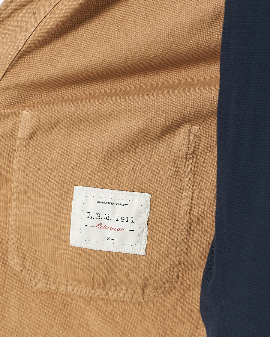 Heren | Overhemden | L.B.M. 1911 | Cotton/Linen Overshirt Beige