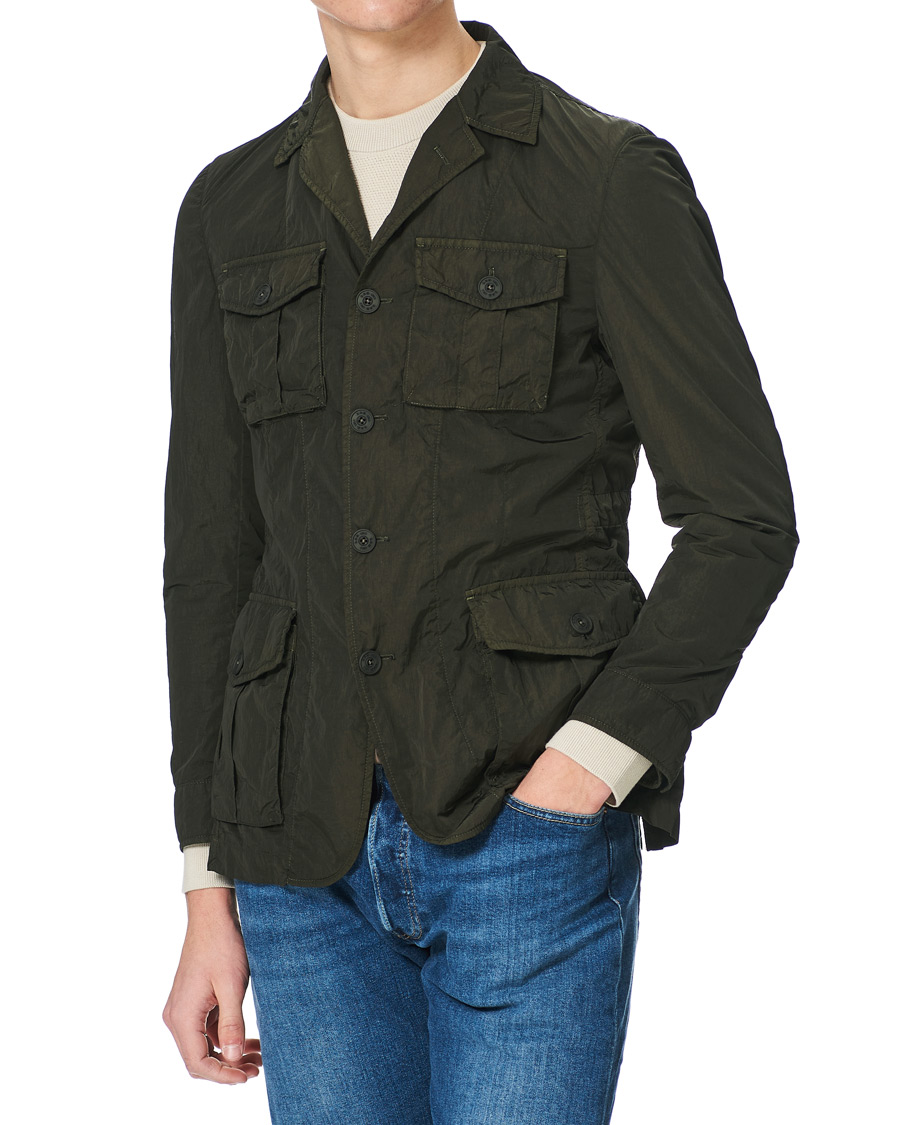 Heren | Jassen | L.B.M. 1911 | Garment Dyed Nylon Field Jacket Olive