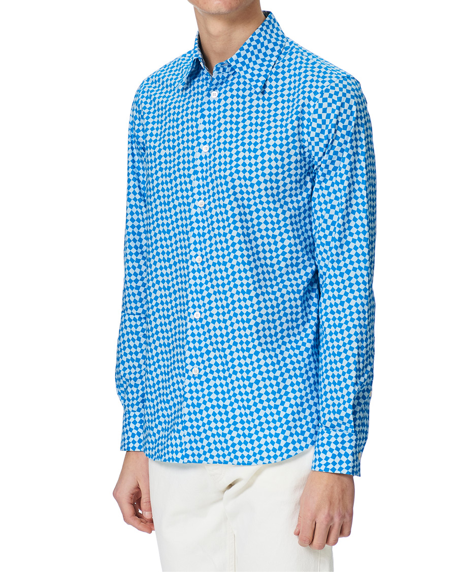 Heren | Overhemden | Marni | Rhombus Print Shirt Blue
