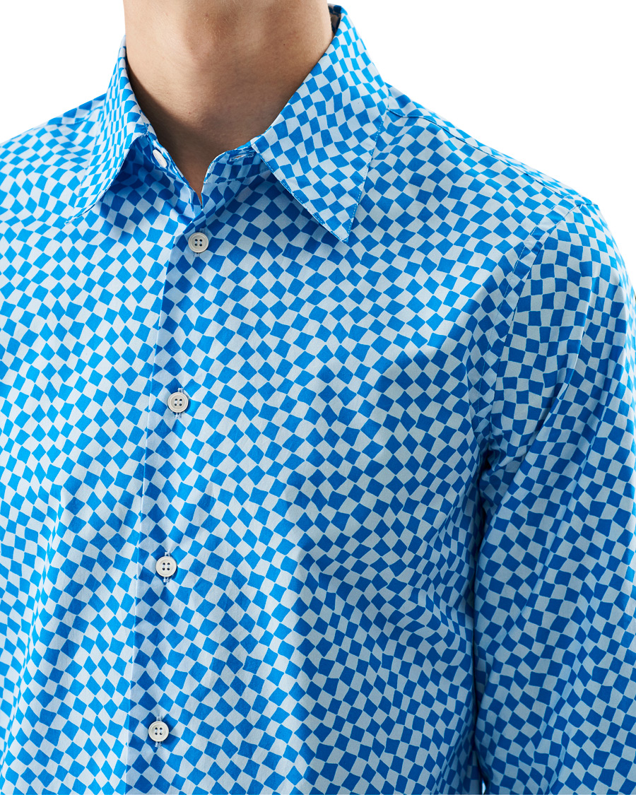 Heren | Overhemden | Marni | Rhombus Print Shirt Blue