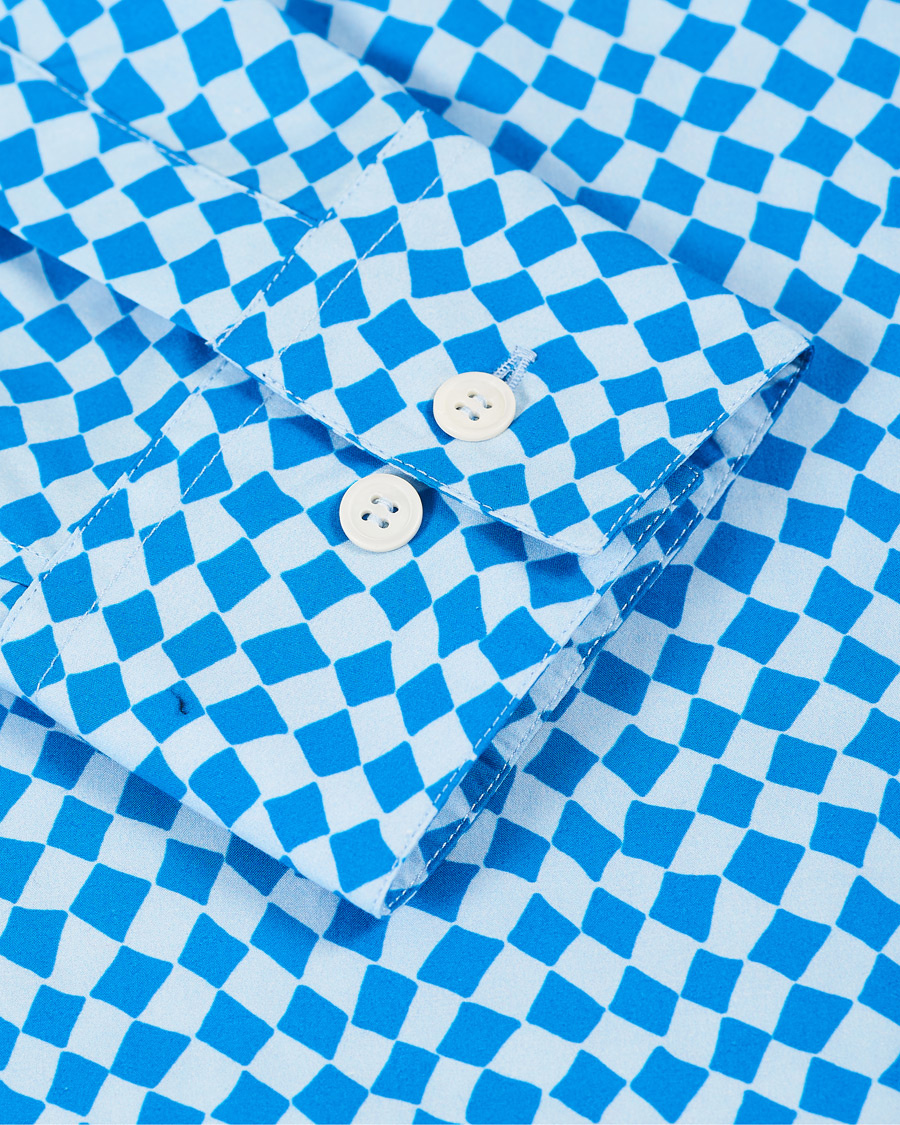 Heren | Overhemden | Marni | Rhombus Print Shirt Blue