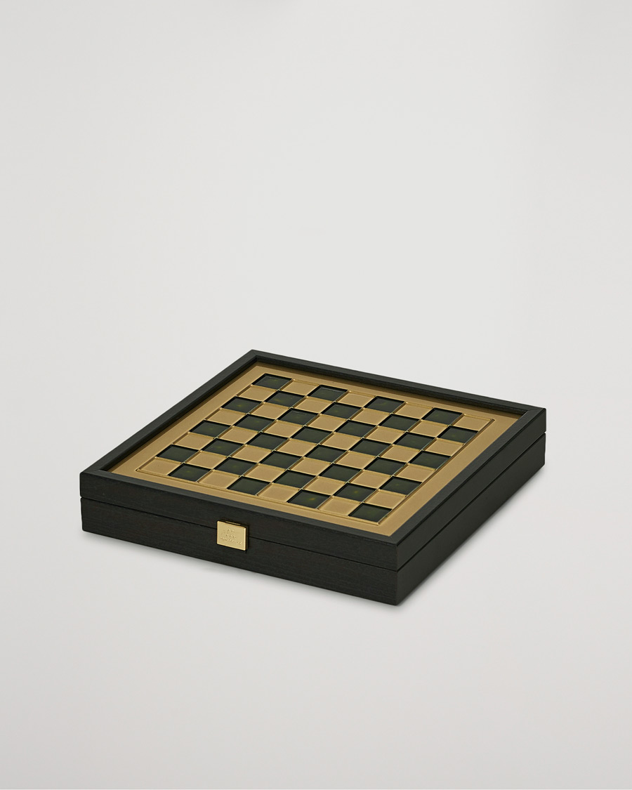 Heren | Voor de thuisliefhebber | Manopoulos | Greek Roman Period Chess Set Green
