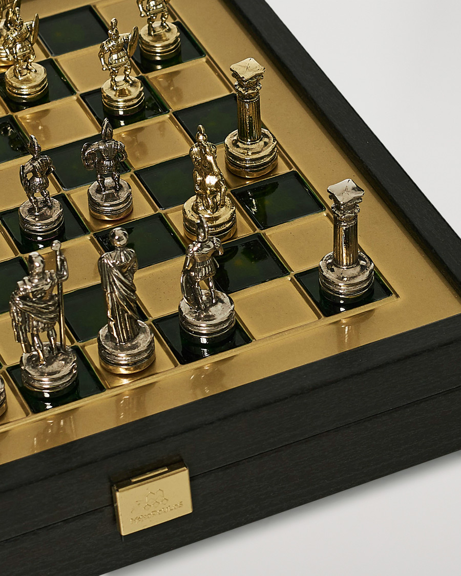 Heren | Spellen | Manopoulos | Greek Roman Period Chess Set Green