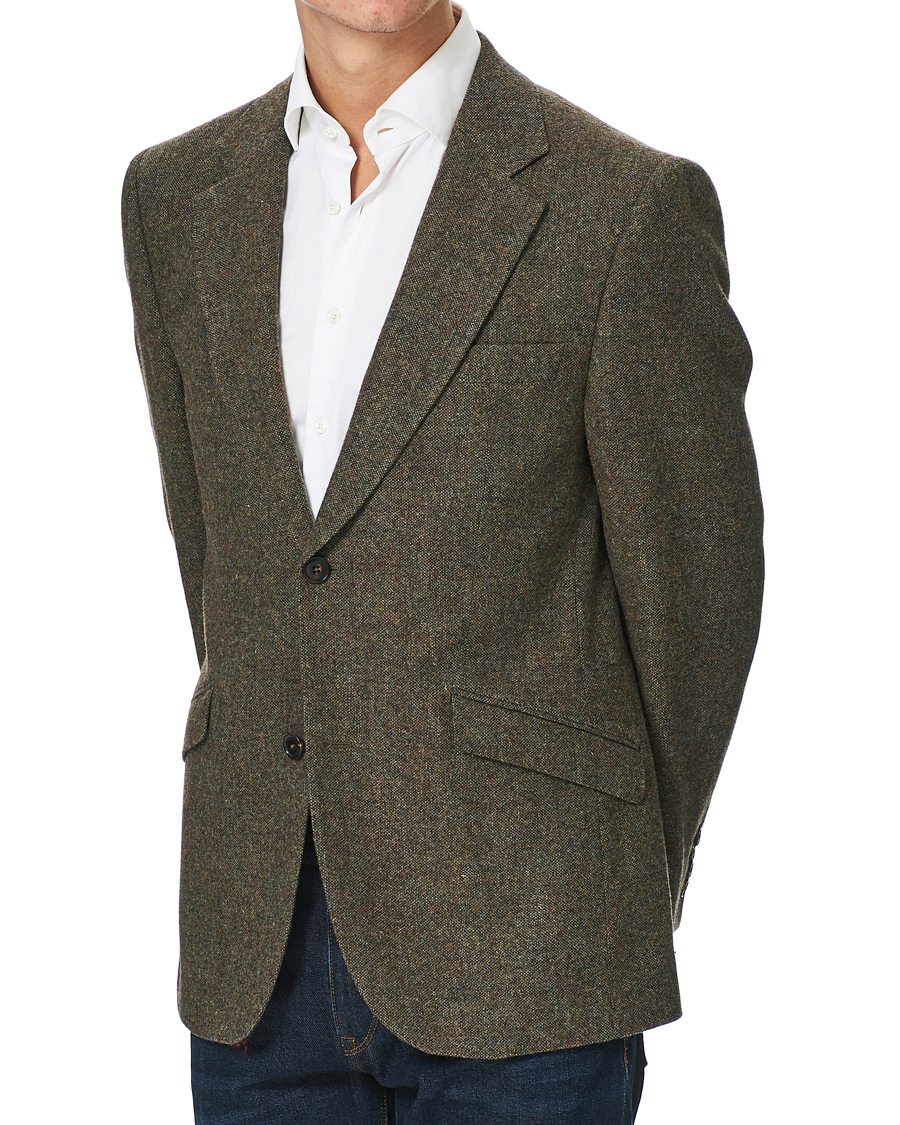 Heren | Blazers | Walker Slater | William Shetland Tweed Jacket Moss Donegal