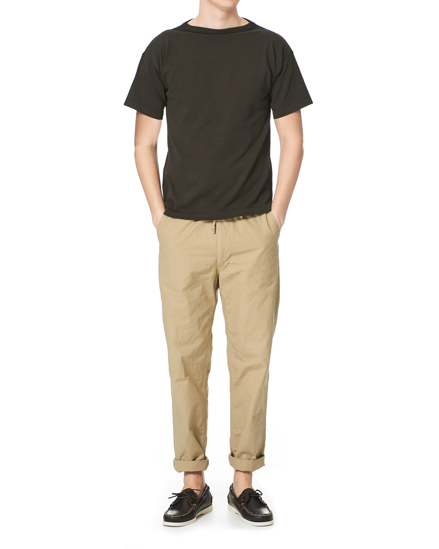 Heren | T-shirts | Andersen-Andersen | Boatsman Short Sleeve Tee Hunting Green