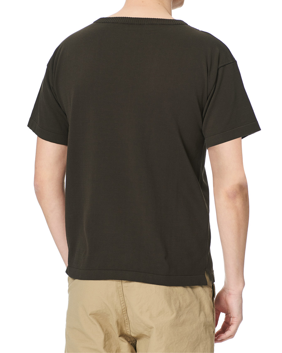 Heren | T-shirts | Andersen-Andersen | Boatsman Short Sleeve Tee Hunting Green