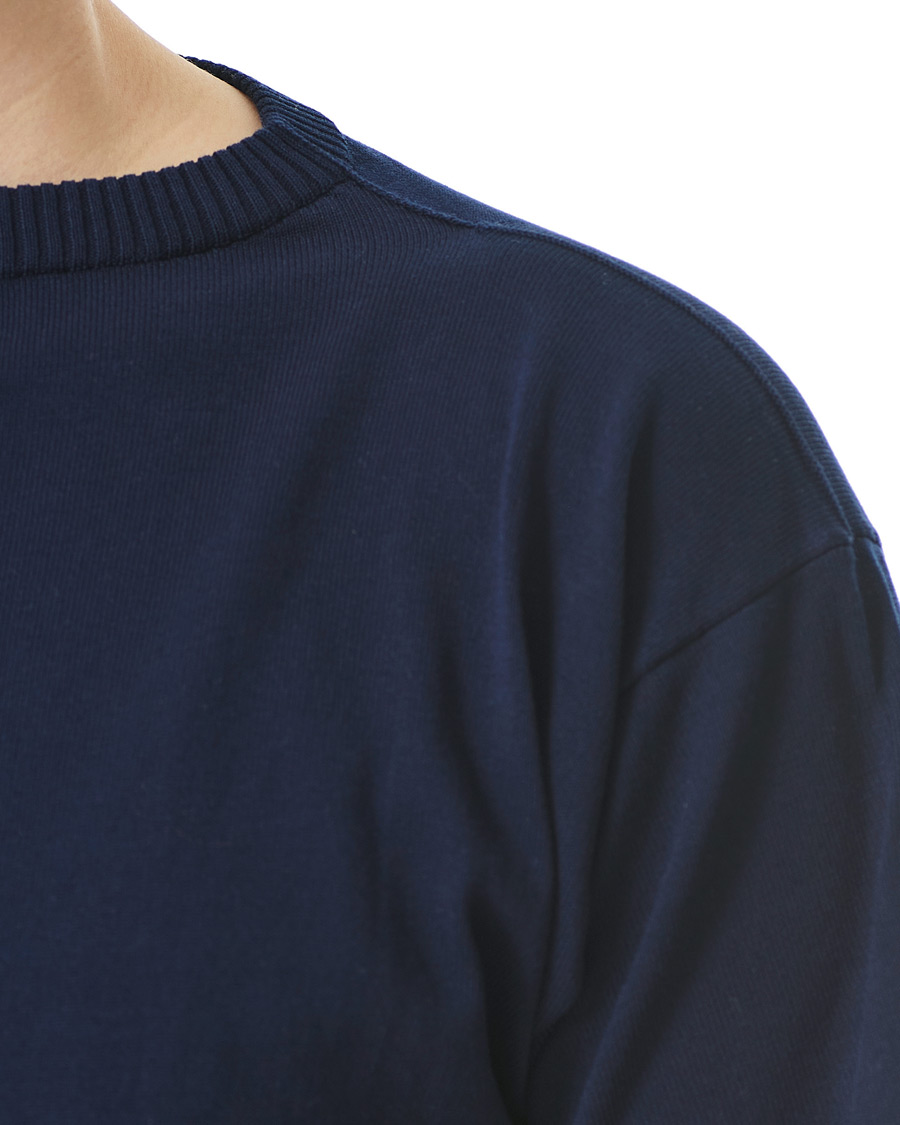 Heren | T-shirts | Andersen-Andersen | Boatsman Short Sleeve Tee Royal Blue