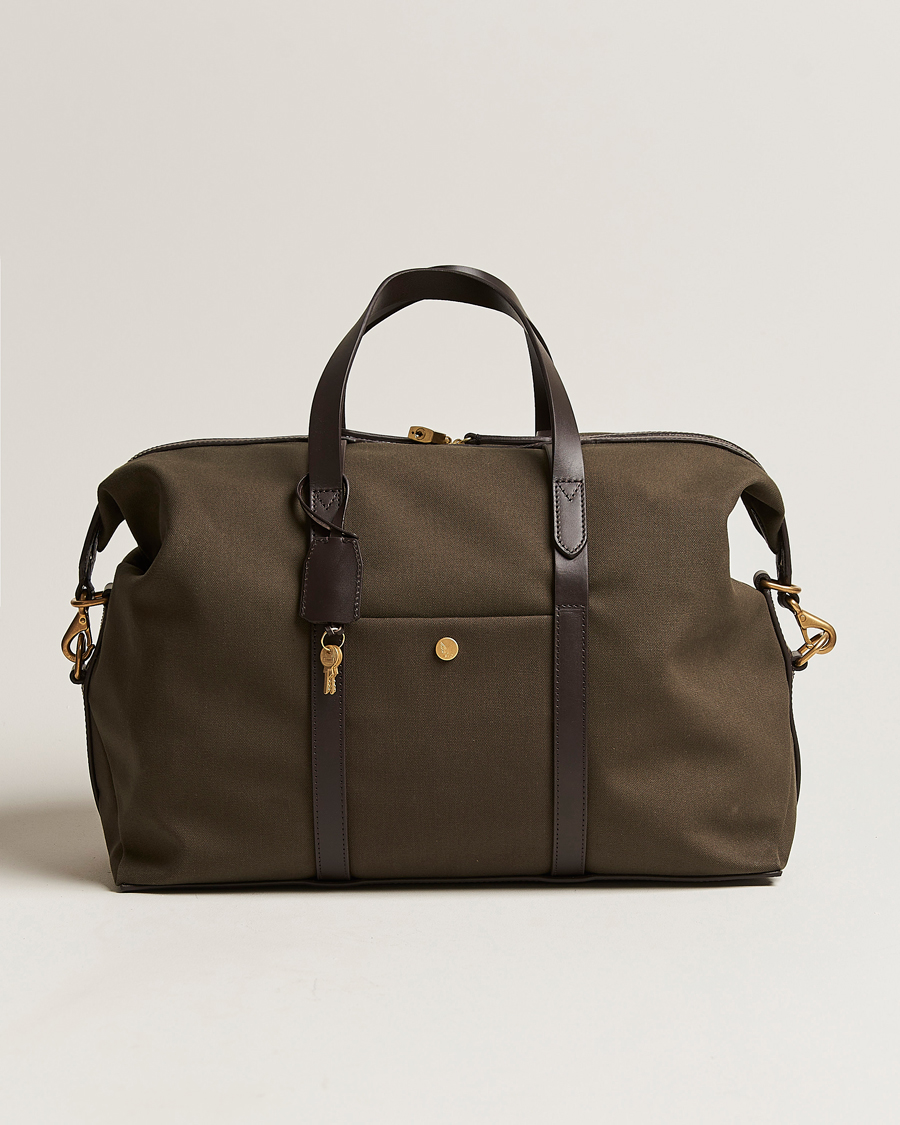 Heren | Tassen | Mismo | MismoM/S Avail 48h Nylon WeekendbagArmy/Dark Brown