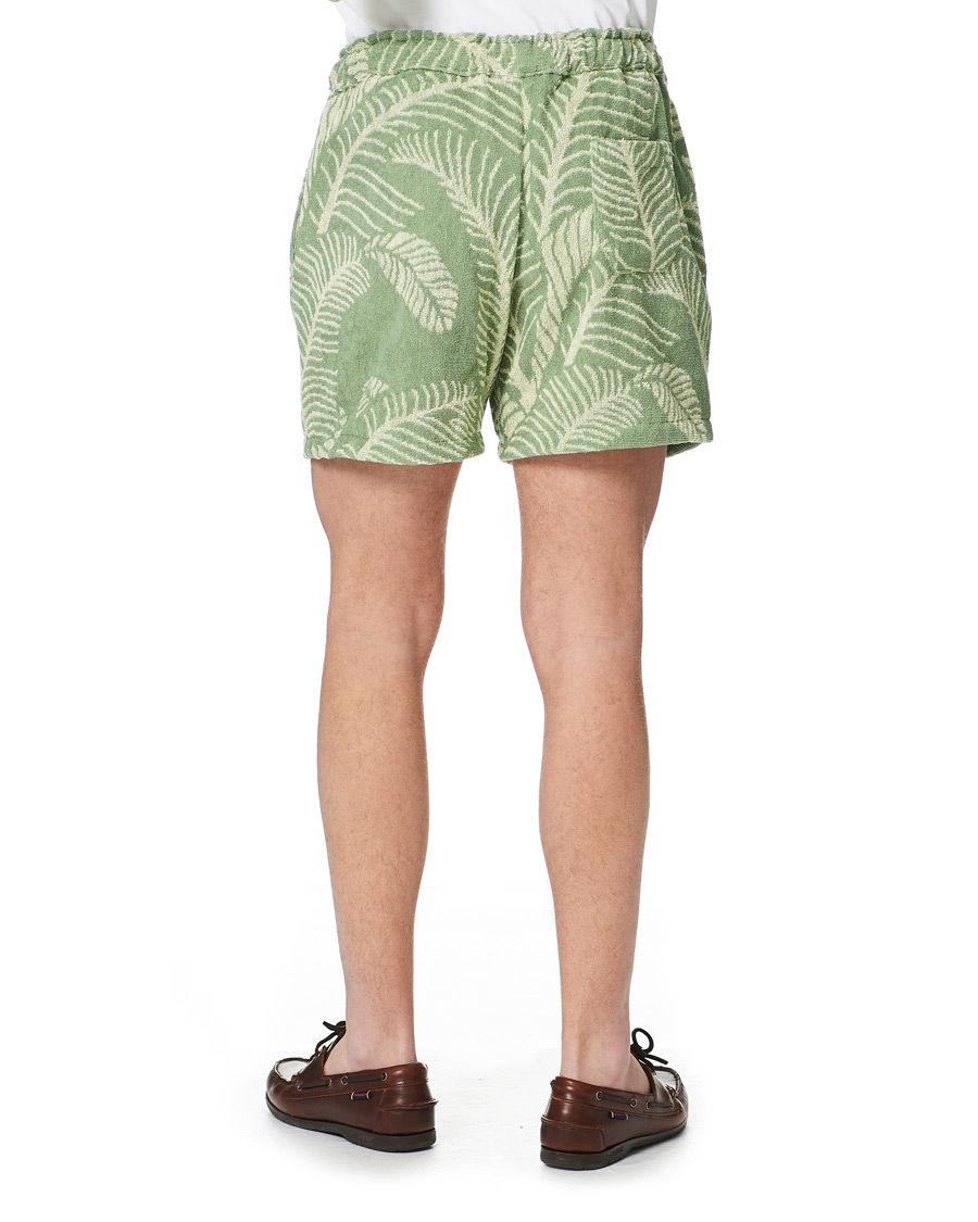 Heren | Korte broek | OAS | Banana Leaf Terry Shorts Green