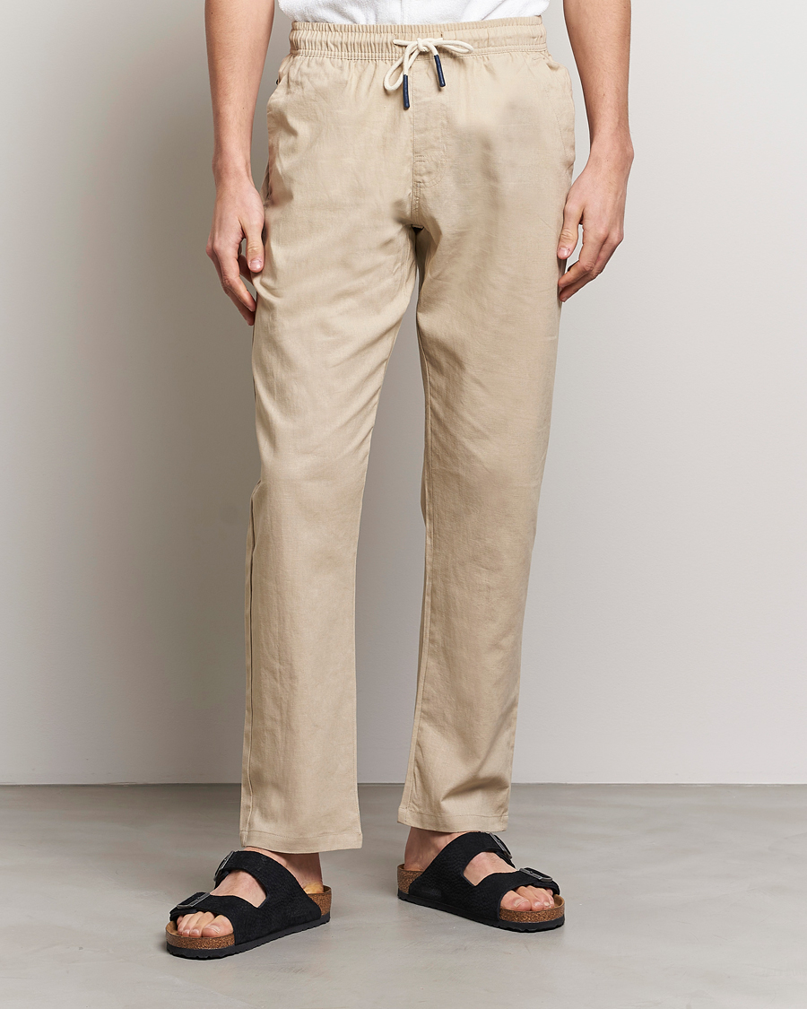 Men |  | OAS | Linen Long Pants Beige