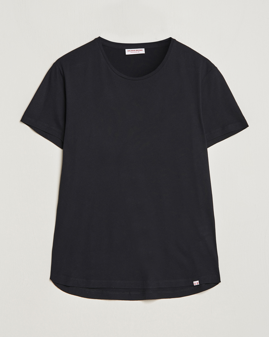 Heren | T-shirts | Orlebar Brown | OB Crew Neck Tee Black