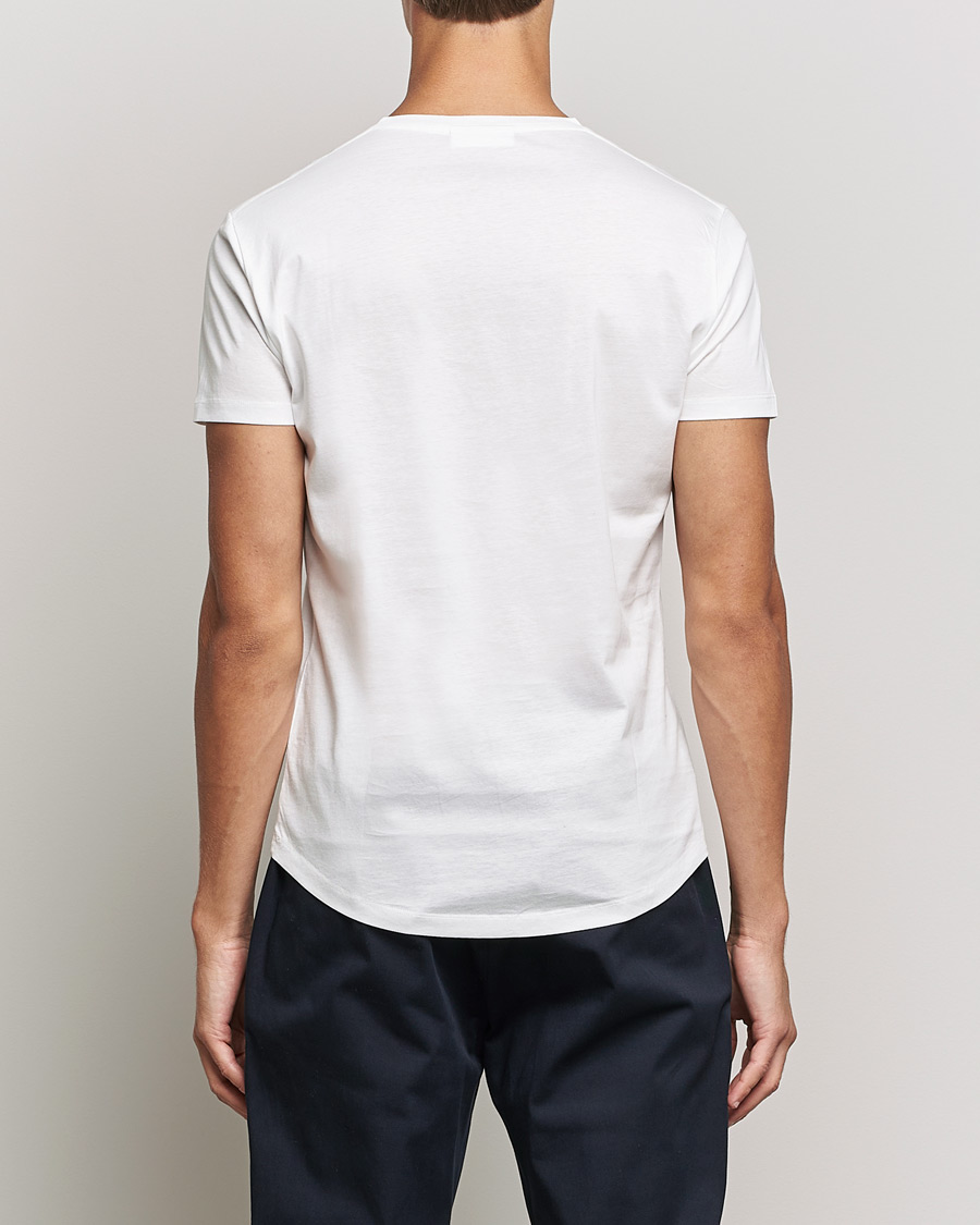 Heren | T-shirts | Orlebar Brown | OB Crew Neck Mercerised Cotton Tee White