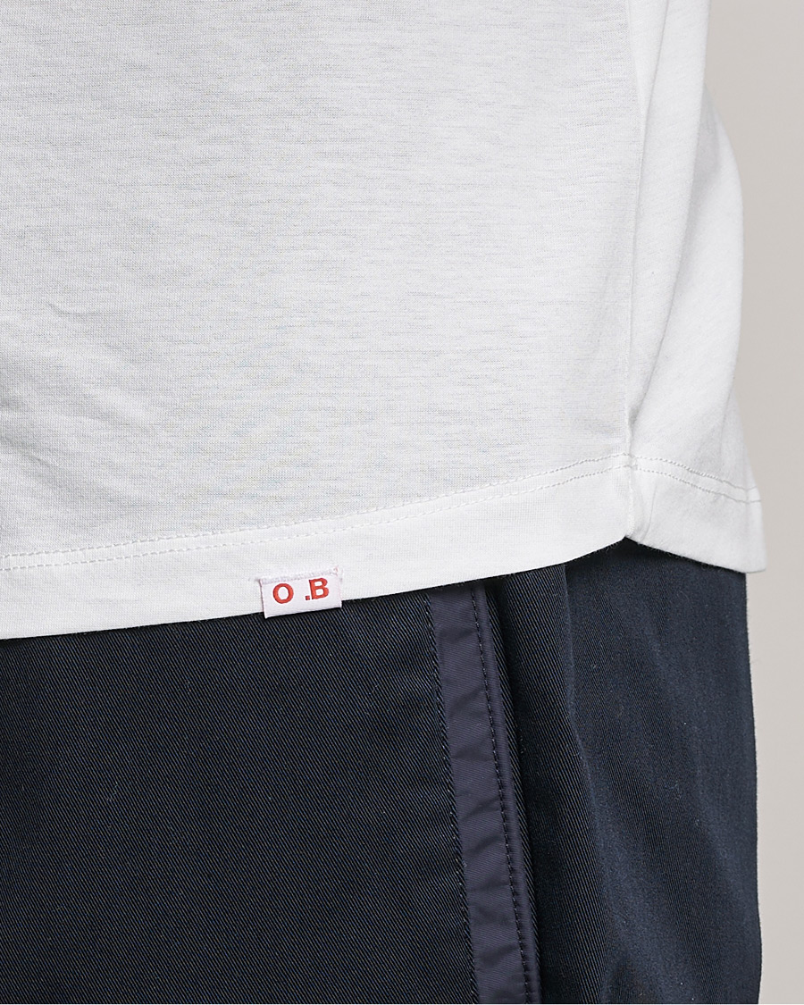 Heren | T-shirts | Orlebar Brown | OB Crew Neck Mercerised Cotton Tee White