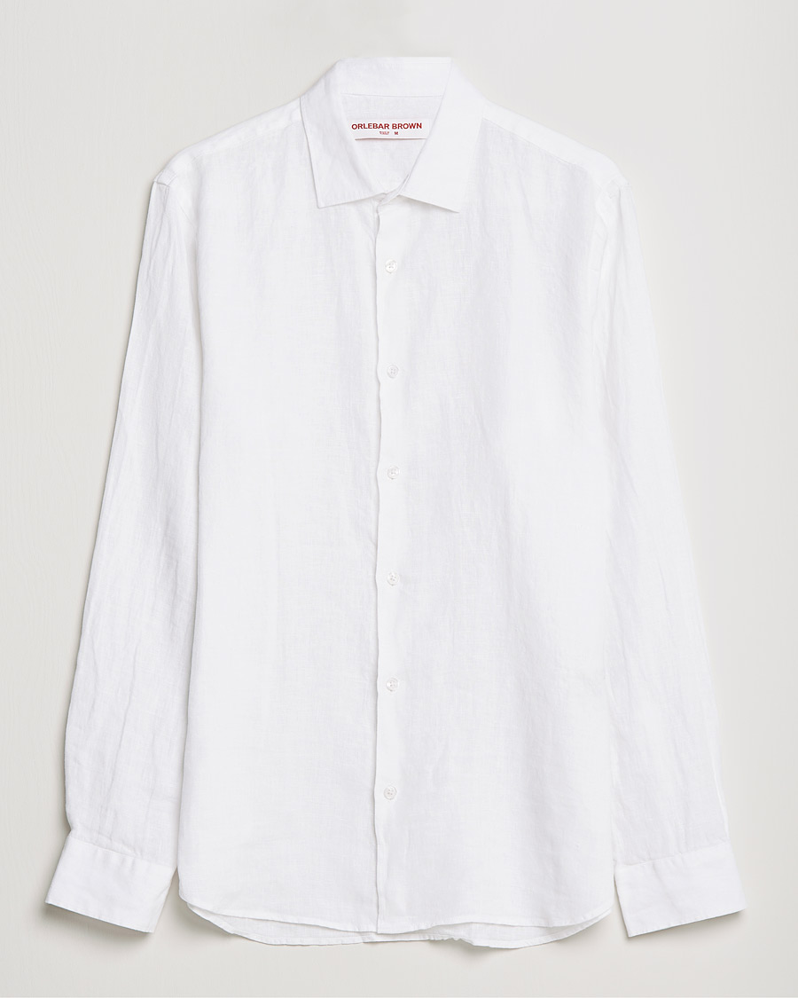 Heren |  | Orlebar Brown | Giles Linen CLS Shirt White