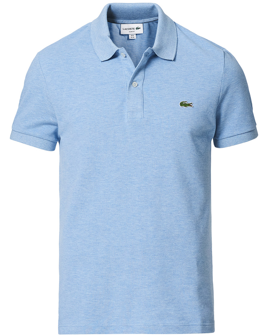 Heren | Polo's | Lacoste | Slim Fit Polo Piké Cloudy Blue