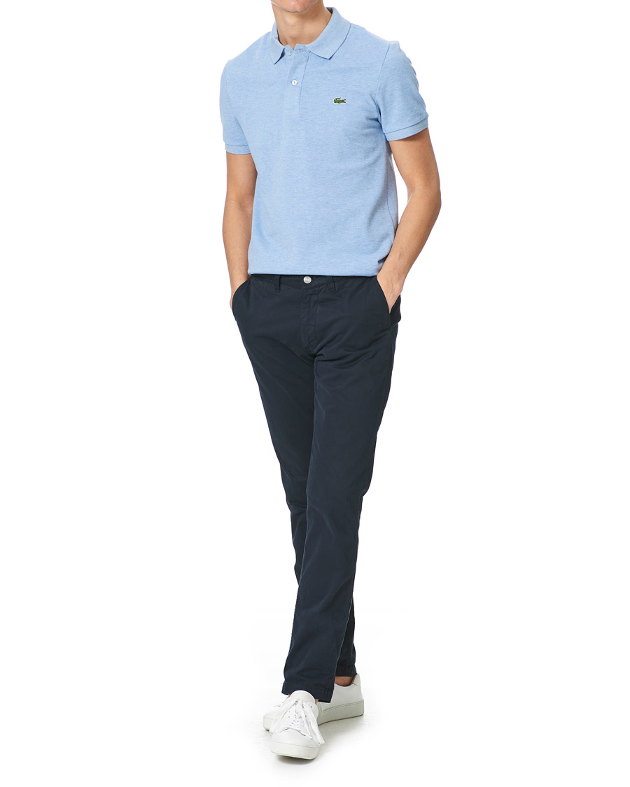 Heren | Polo's | Lacoste | Slim Fit Polo Piké Cloudy Blue