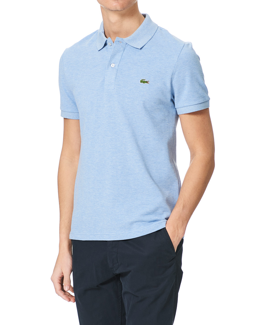 Heren | Polo's | Lacoste | Slim Fit Polo Piké Cloudy Blue