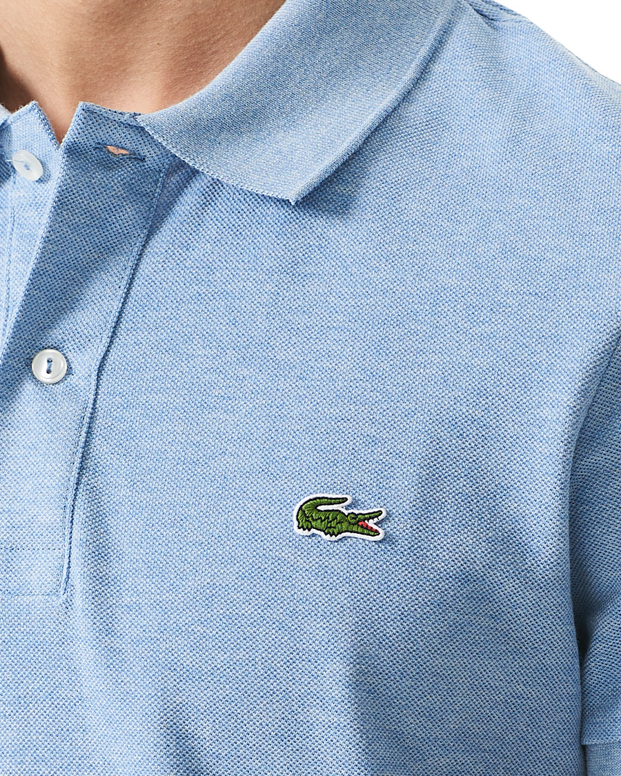 Heren | Polo's | Lacoste | Slim Fit Polo Piké Cloudy Blue