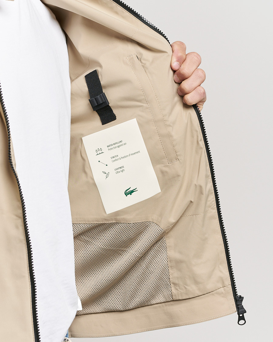 Heren | Jassen | Lacoste | Zippered Water Resistant Jacket Liana