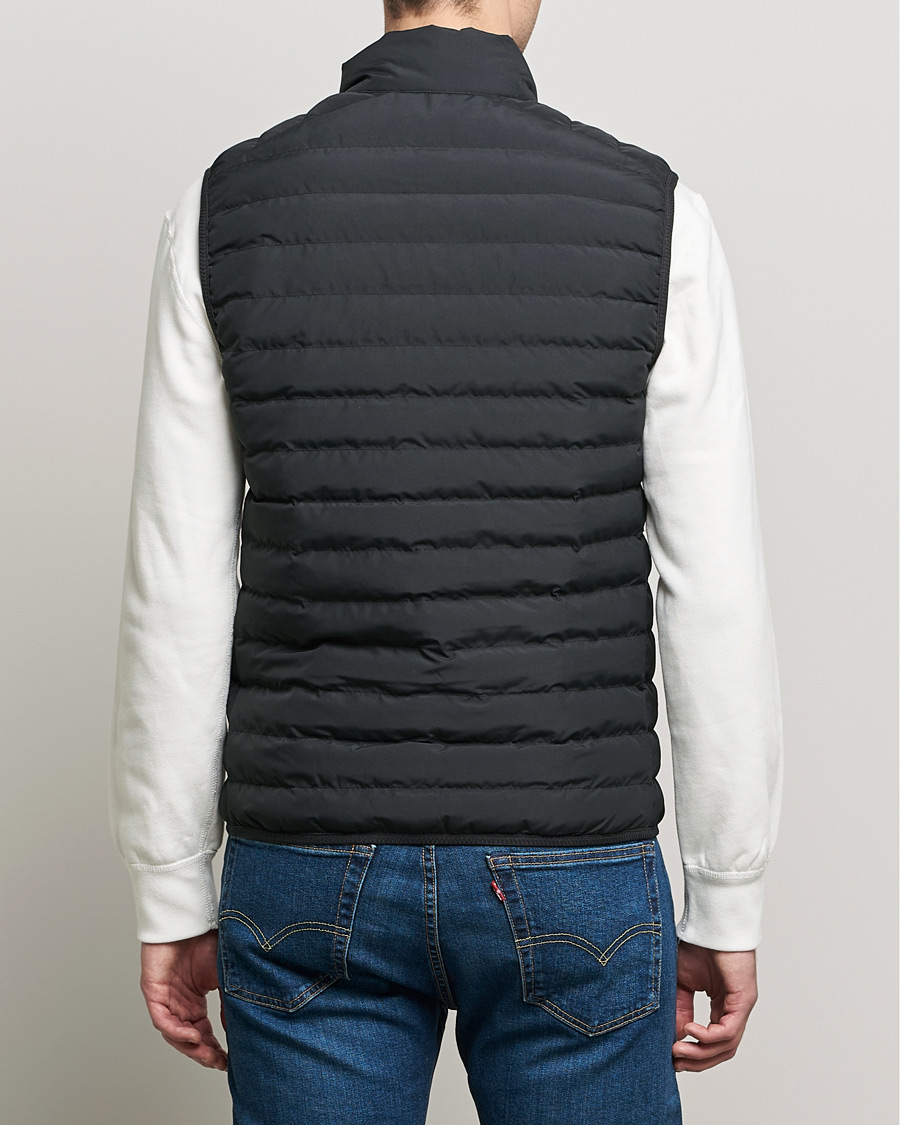 Heren | Gilets | Lacoste | Lightweight Water-Resistant Quilted Zip Vest Black