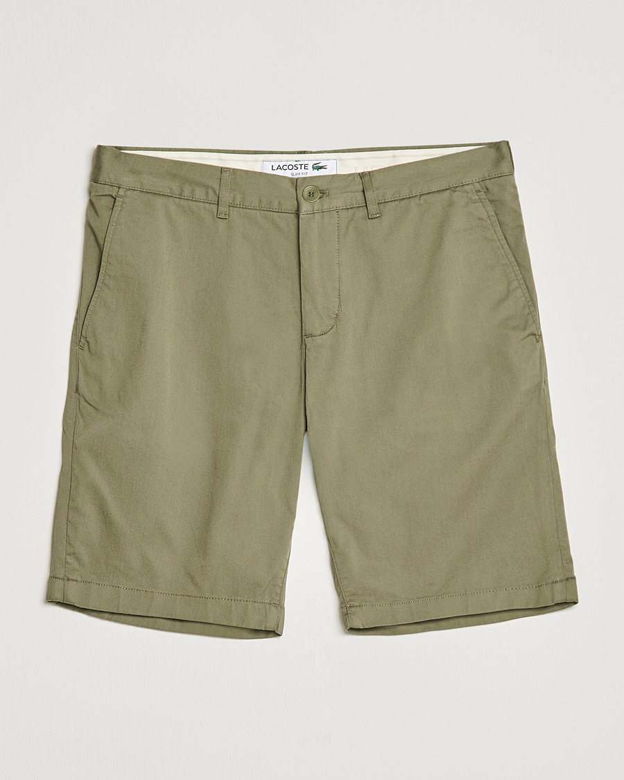 Heren | Korte broek | Lacoste | Slim Fit Stretch Cotton Bermuda Shorts Tank