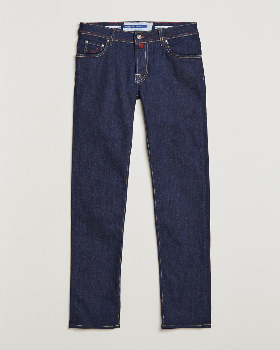 Heren | Jeans | Jacob Cohën | Nick 622 Slim Fit Stretch Jeans Rinse