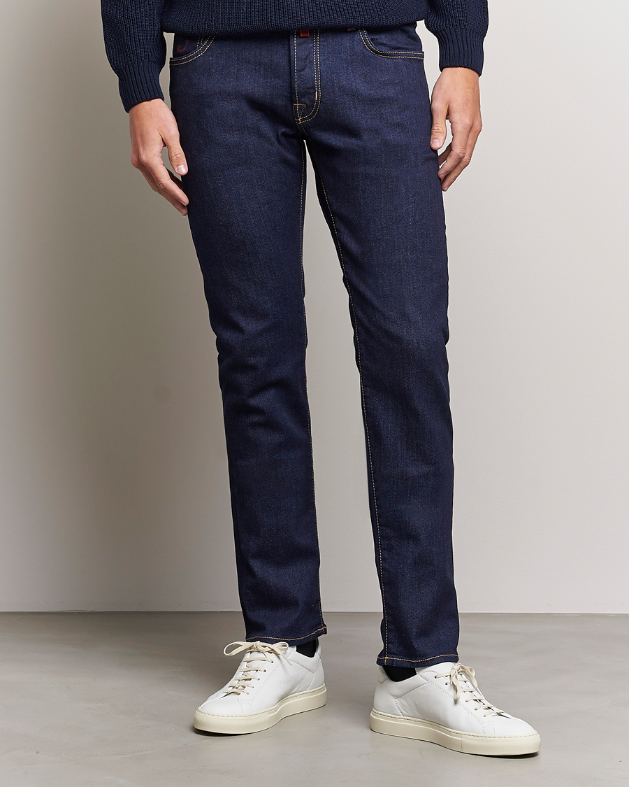 Heren | Jeans | Jacob Cohën | Nick 622 Slim Fit Stretch Jeans Rinse