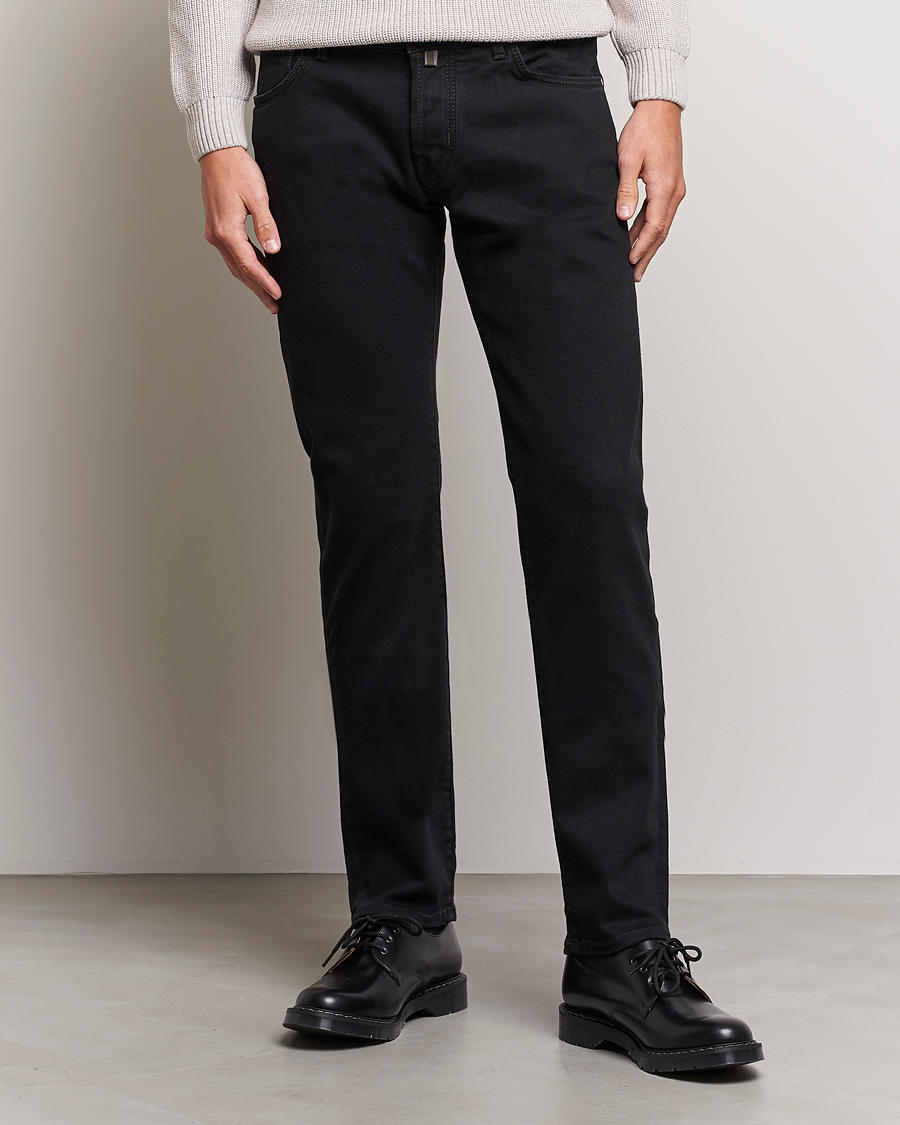 Men |  | Jacob Cohën | Nick 622 Slim Fit Stretch Jeans Black Dark Wash