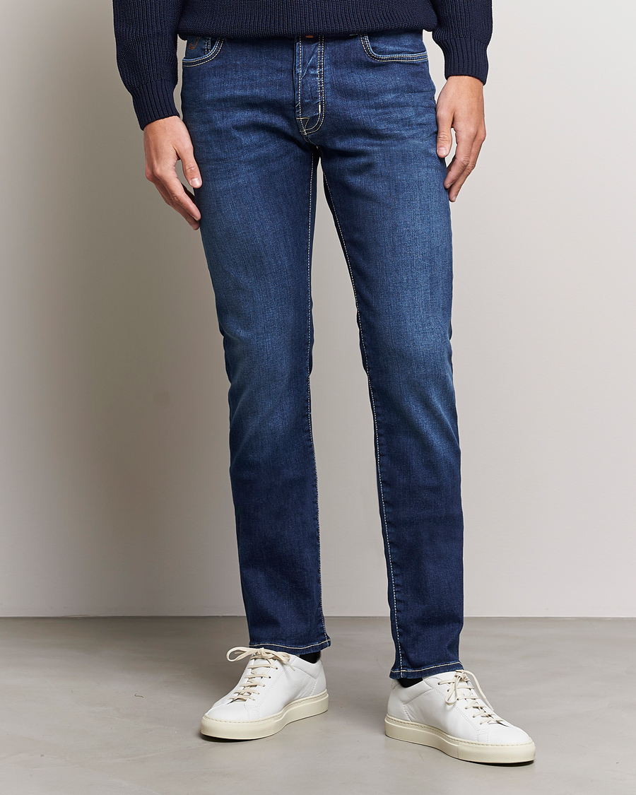 Heren | Slim fit | Jacob Cohën | Bard 688 Slim Fit Stretch Jeans Medium Dark