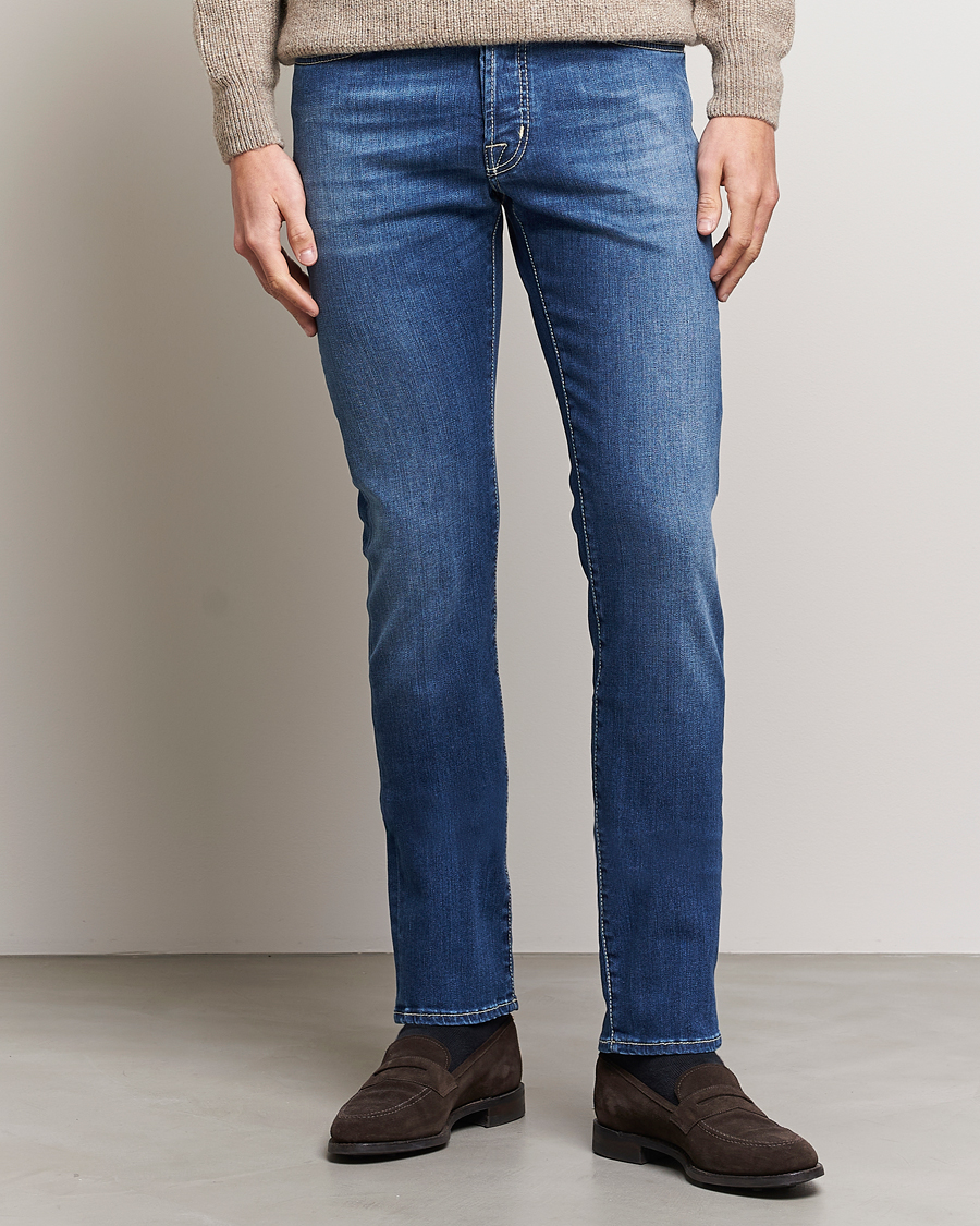 Heren | Slim fit | Jacob Cohën | Bard 688 Slim Fit Stretch Jeans Stone Wash