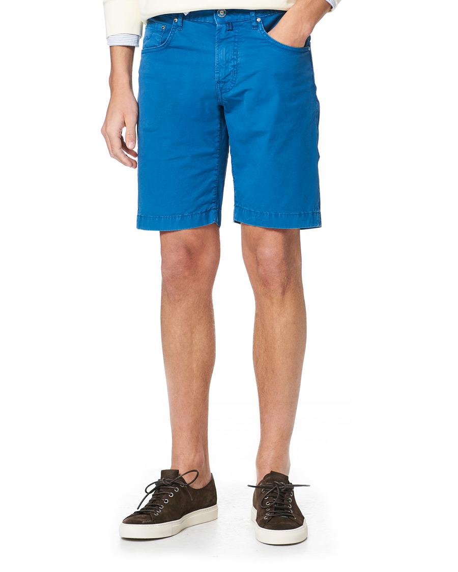Heren | Korte broek | Jacob Cohën | Nicolas Cotton Shorts Blue