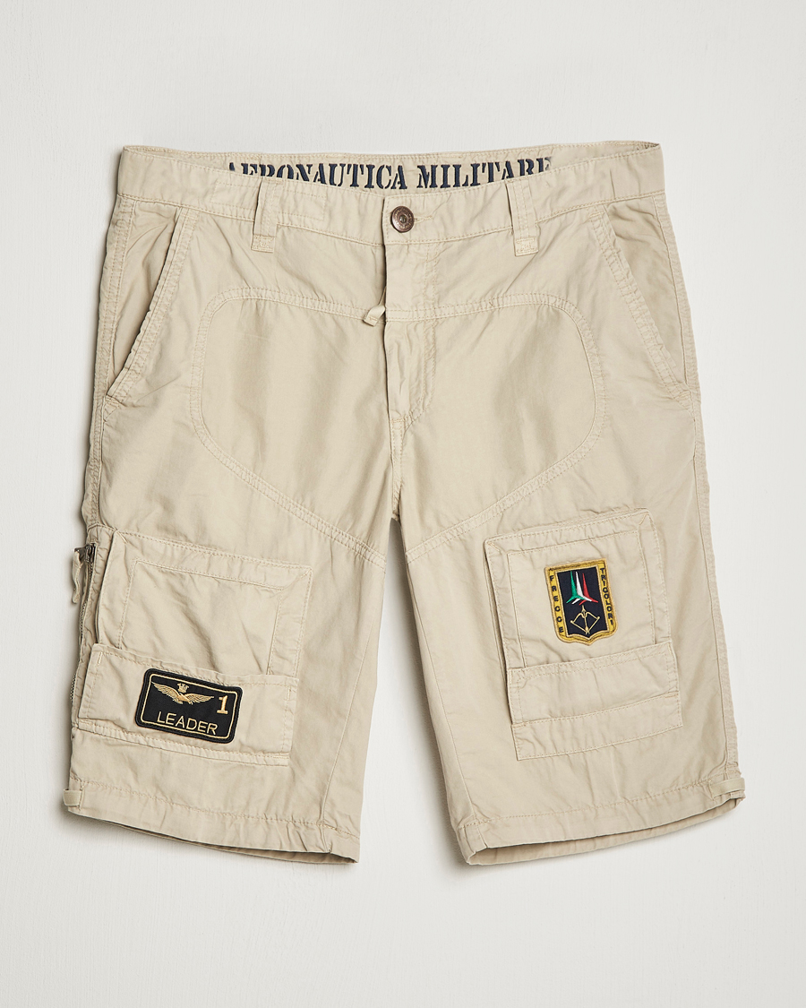 Heren | Korte broek | Aeronautica Militare | 7AMH Heritage Bermuda Shorts Sand