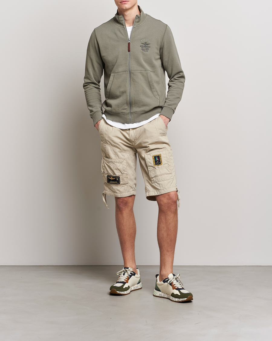 Heren | Korte broek | Aeronautica Militare | 7AMH Heritage Bermuda Shorts Sand