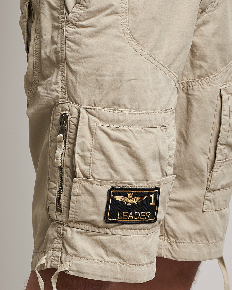 Heren | Korte broek | Aeronautica Militare | 7AMH Heritage Bermuda Shorts Sand