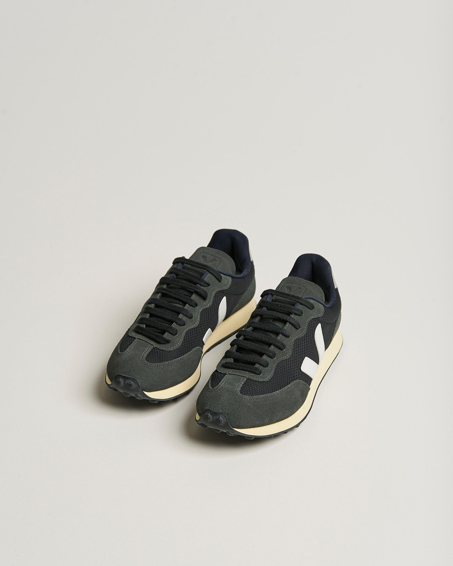 Heren | Hardloopsneakers | Veja | Rio Branco Running Sneaker Black/White Oxford White