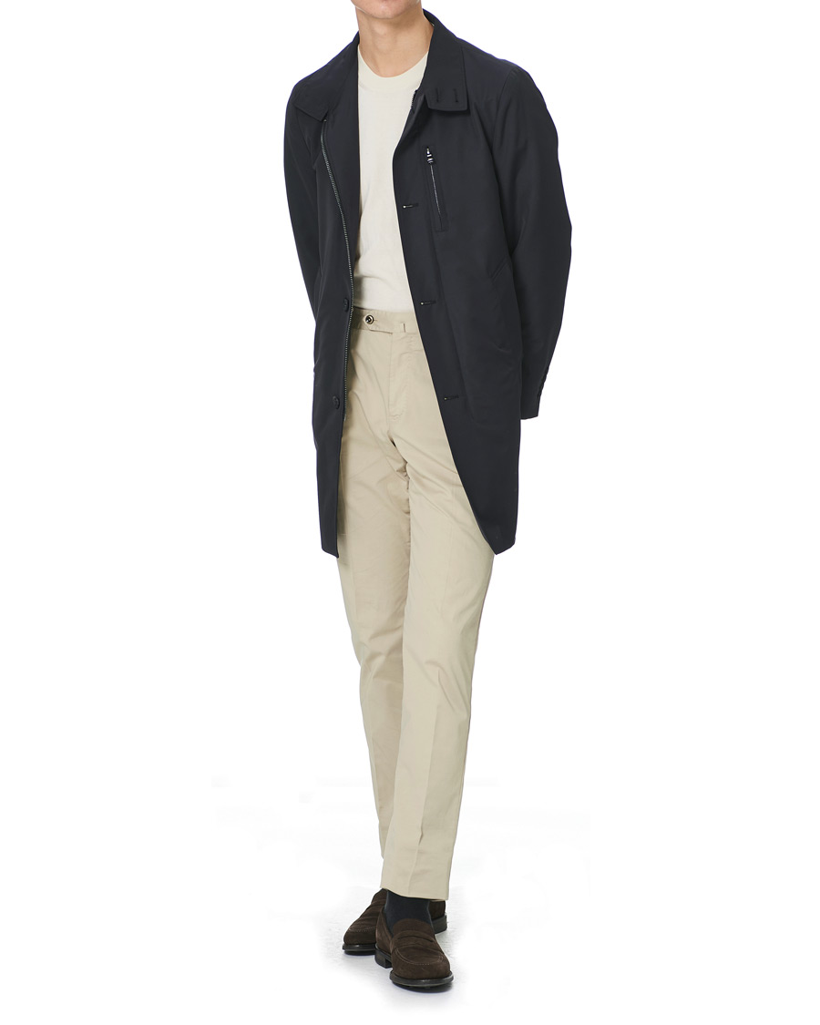 Heren | Jassen | Oscar Jacobson | Landon Nylon Coat Navy