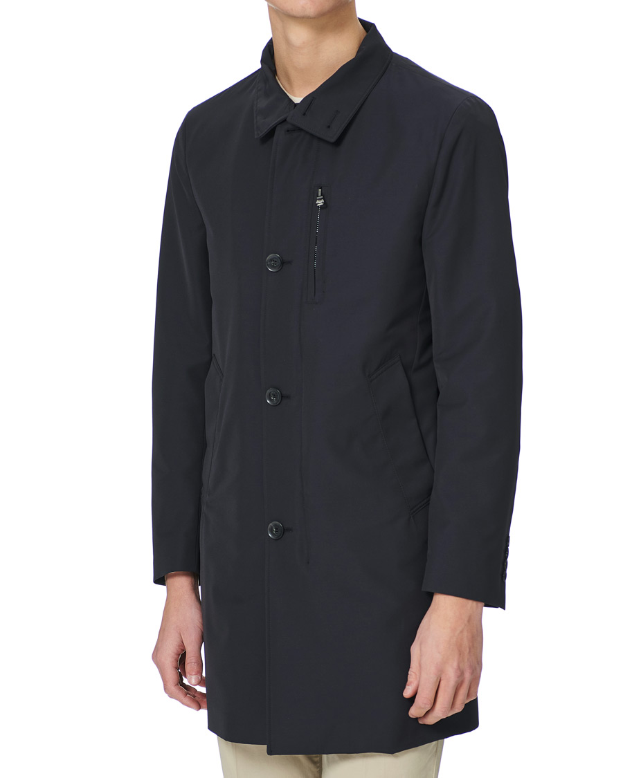 Heren | Jassen | Oscar Jacobson | Landon Nylon Coat Navy