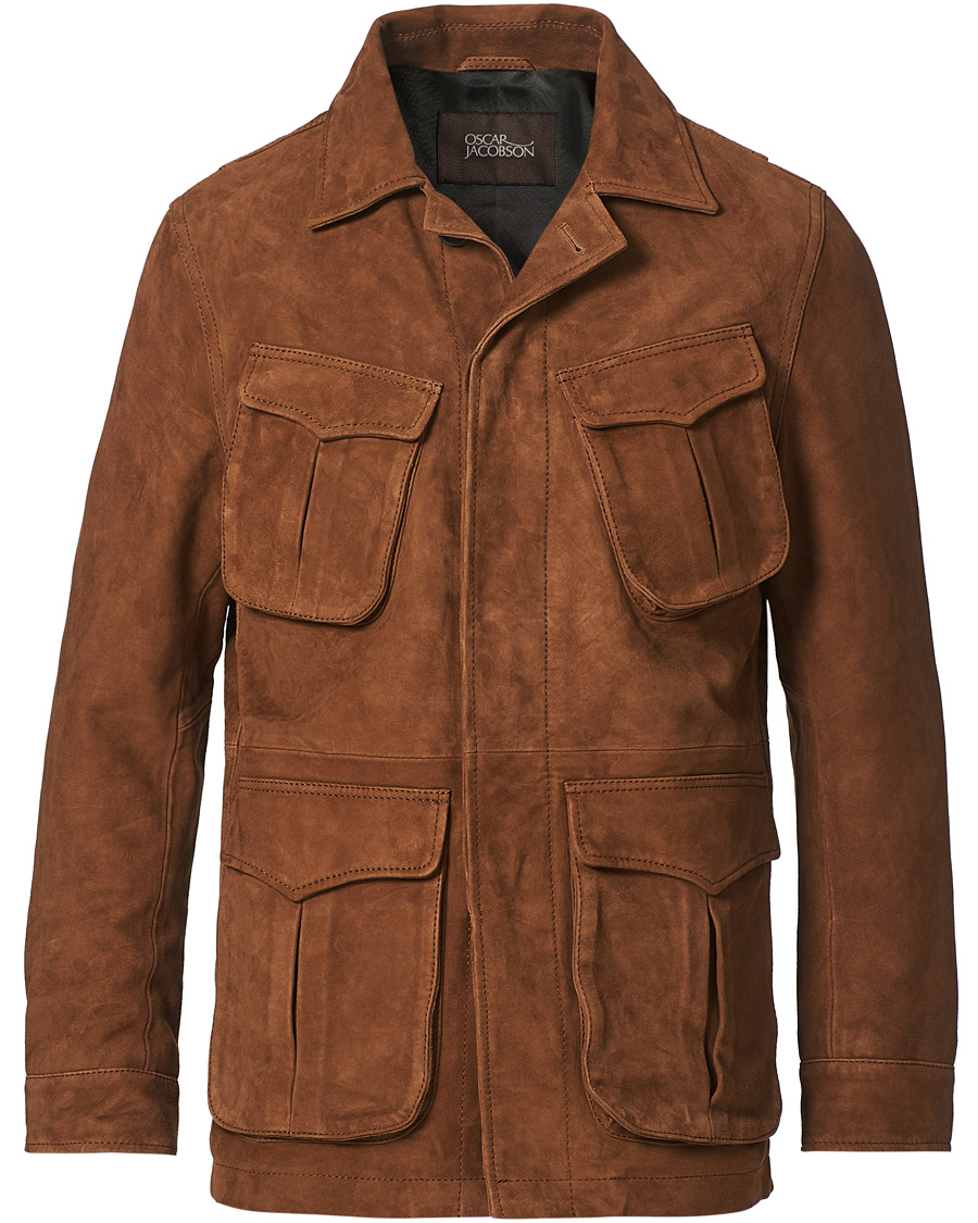Heren | Jassen | Oscar Jacobson | Wester Sude Field Jacket Brown