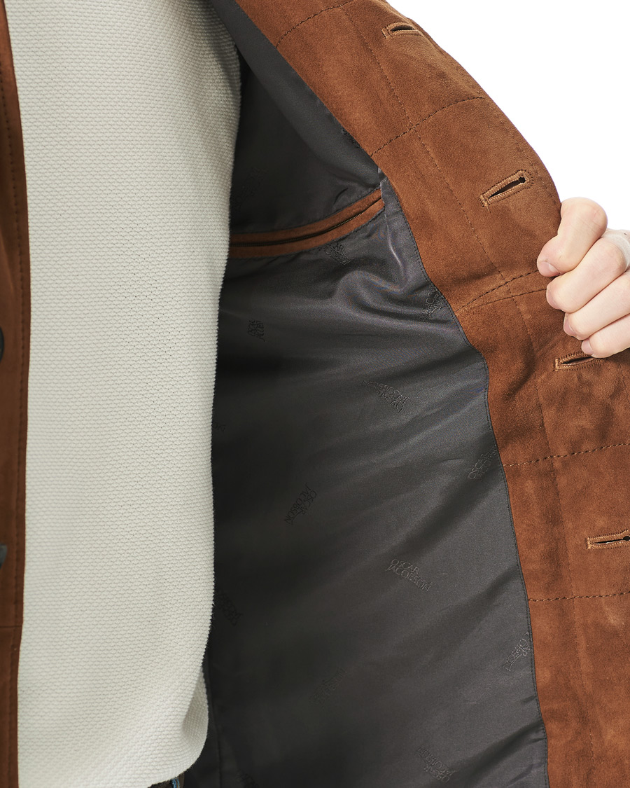 Heren | Jassen | Oscar Jacobson | Wester Sude Field Jacket Brown